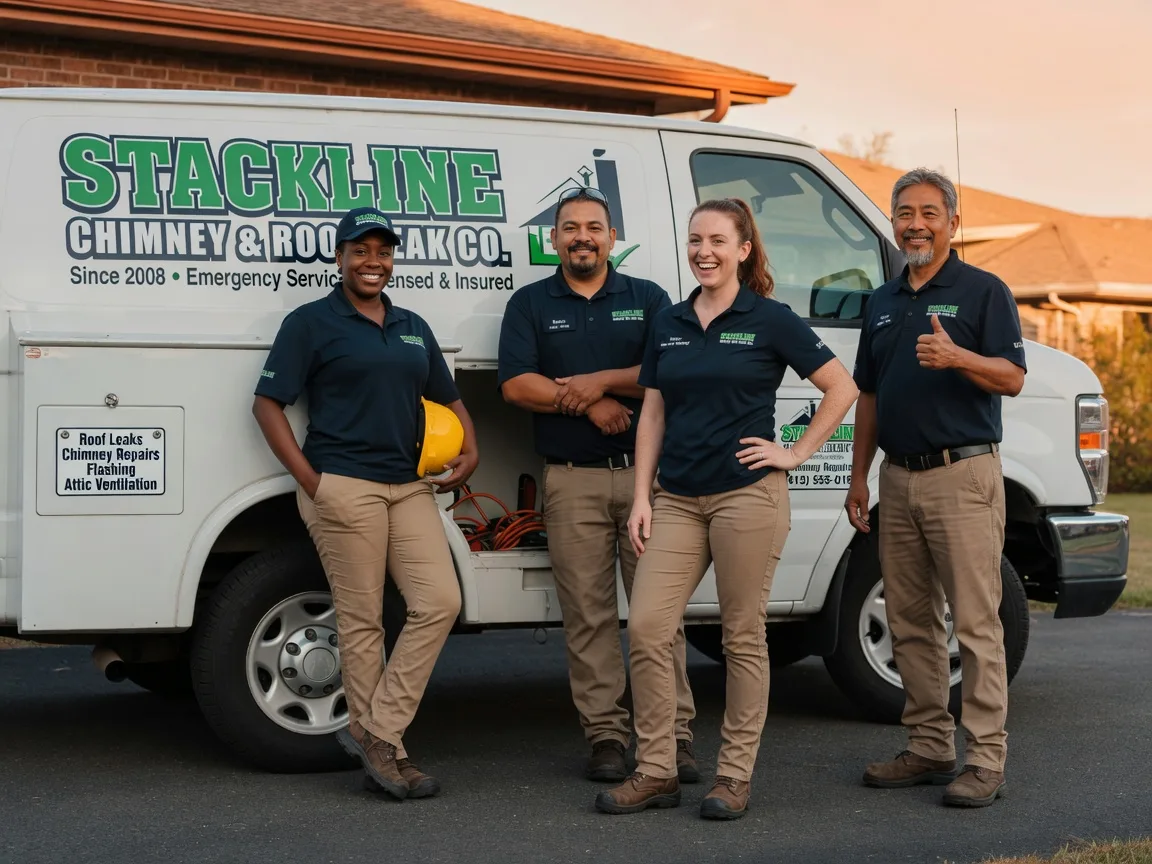 Chimney flashing repair company in China Spring, TX